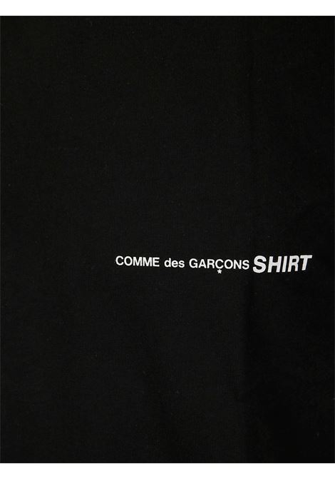 t-shirt knit uomo nera COMME DES GARÇONS SHIRT | FO-T0261